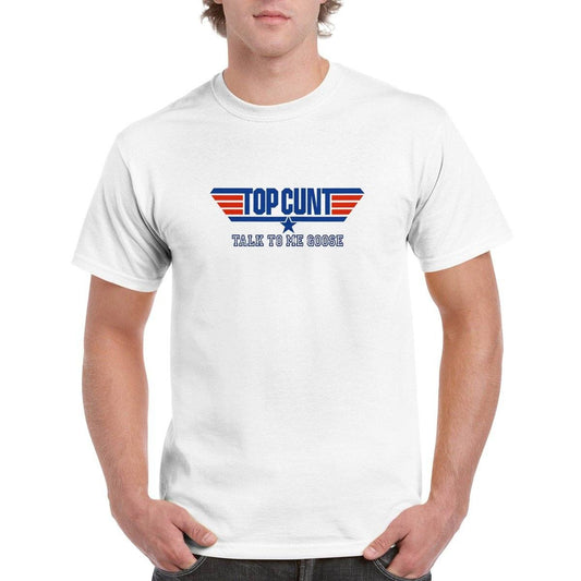 Top-Cunt Talk To Me Goose T-Shirt Australia Online Color White / S