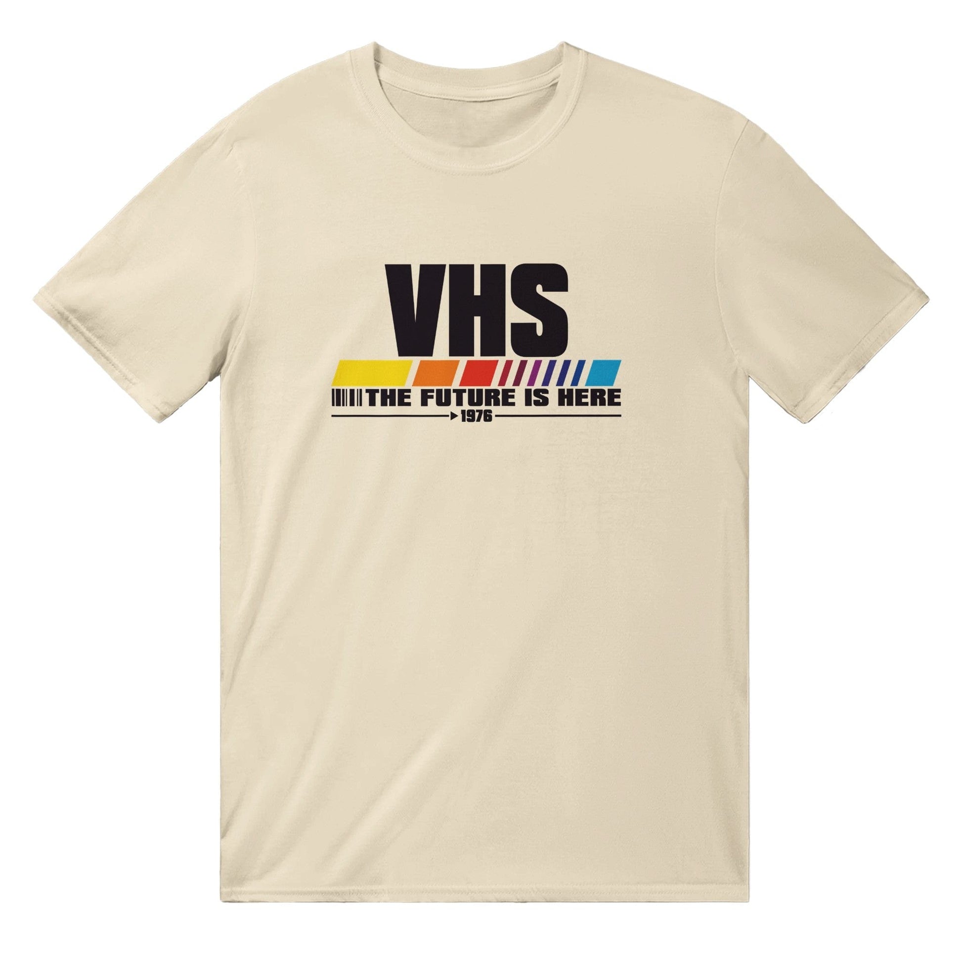 VHS - The Future Is Now T-Shirt Graphic Tee Australia Online Natural / S