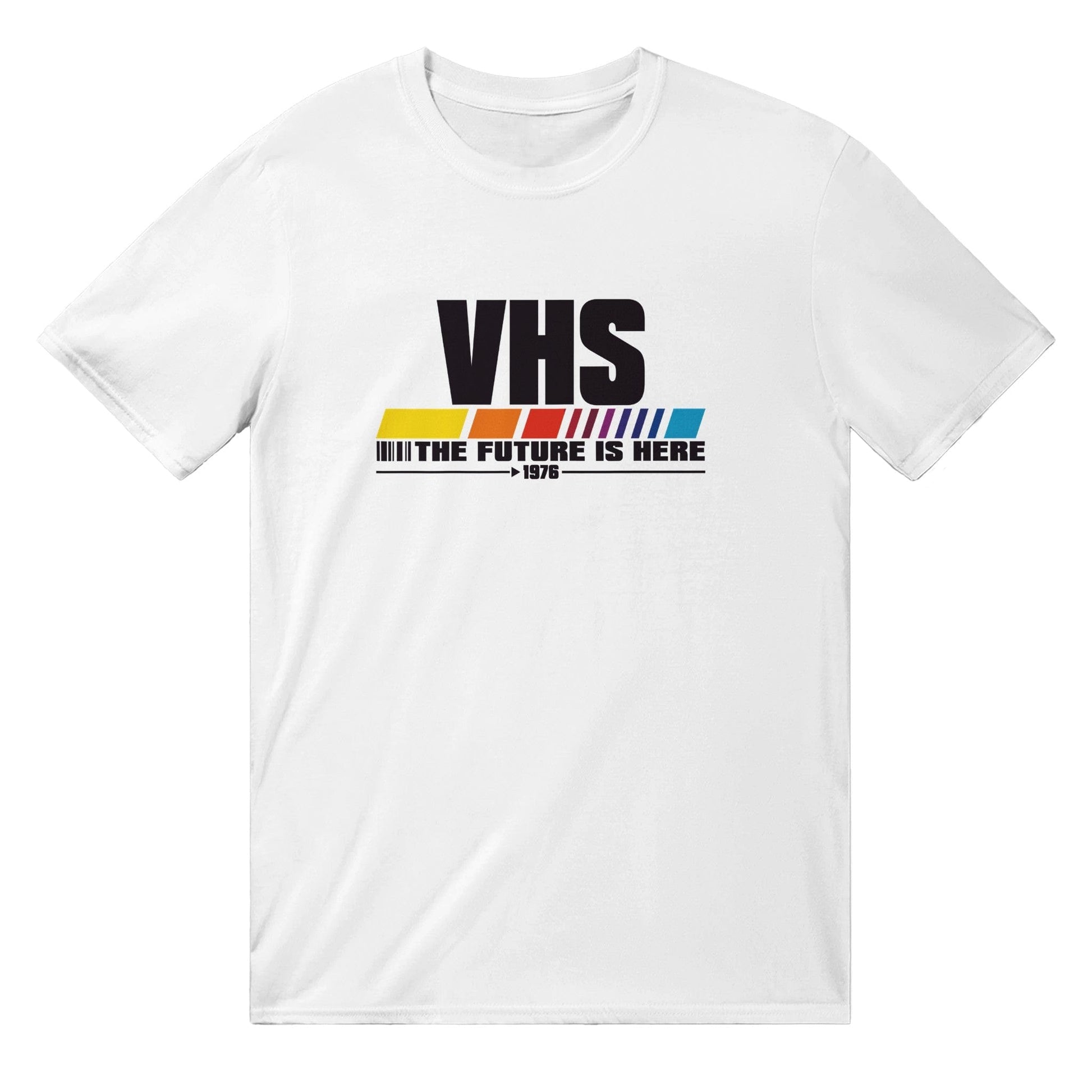 VHS - The Future Is Now T-Shirt Graphic Tee Australia Online White / S