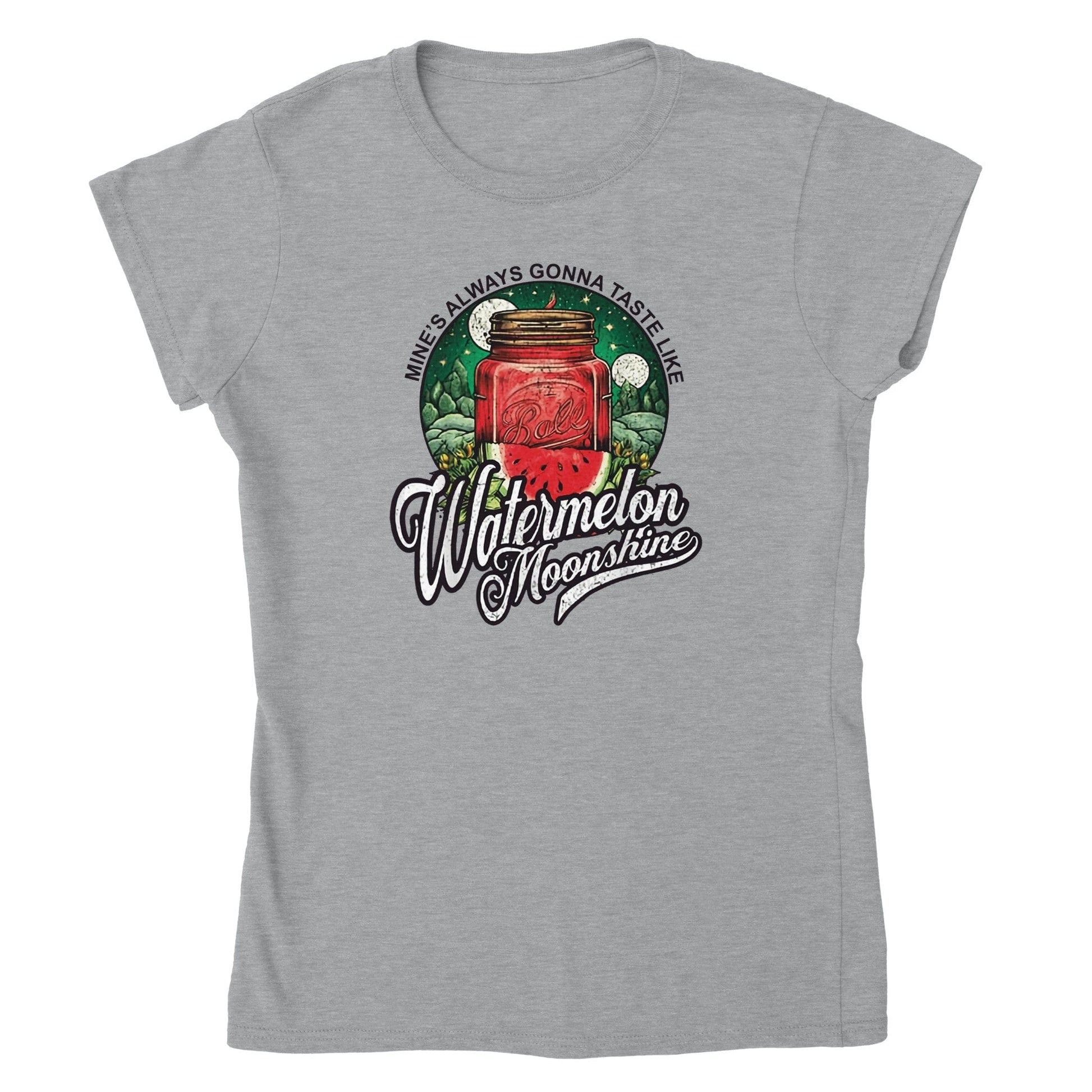 Watermelon Moonshine Lainey Wilson T-Shirt Australia Online Color Sports Grey / Womens / S