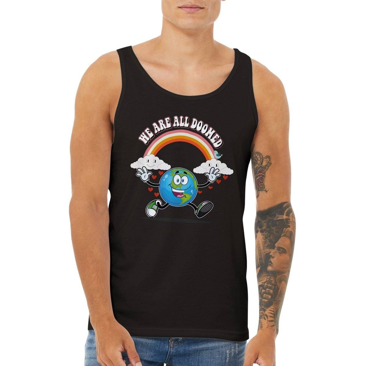 We Are All Doomed Tank Top Australia Online Color Black / XS