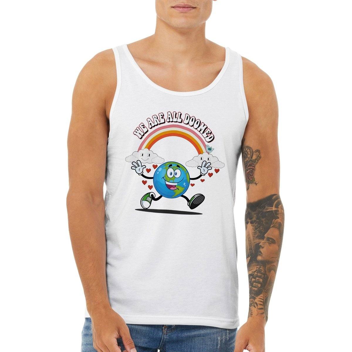 We Are All Doomed Tank Top Australia Online Color White / XS