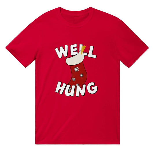 Well Hung T-SHIRT Australia Online Color Red / S