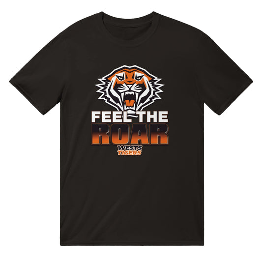 Wests Tigers Feel The Roar T-shirt Australia Online Color Black / S