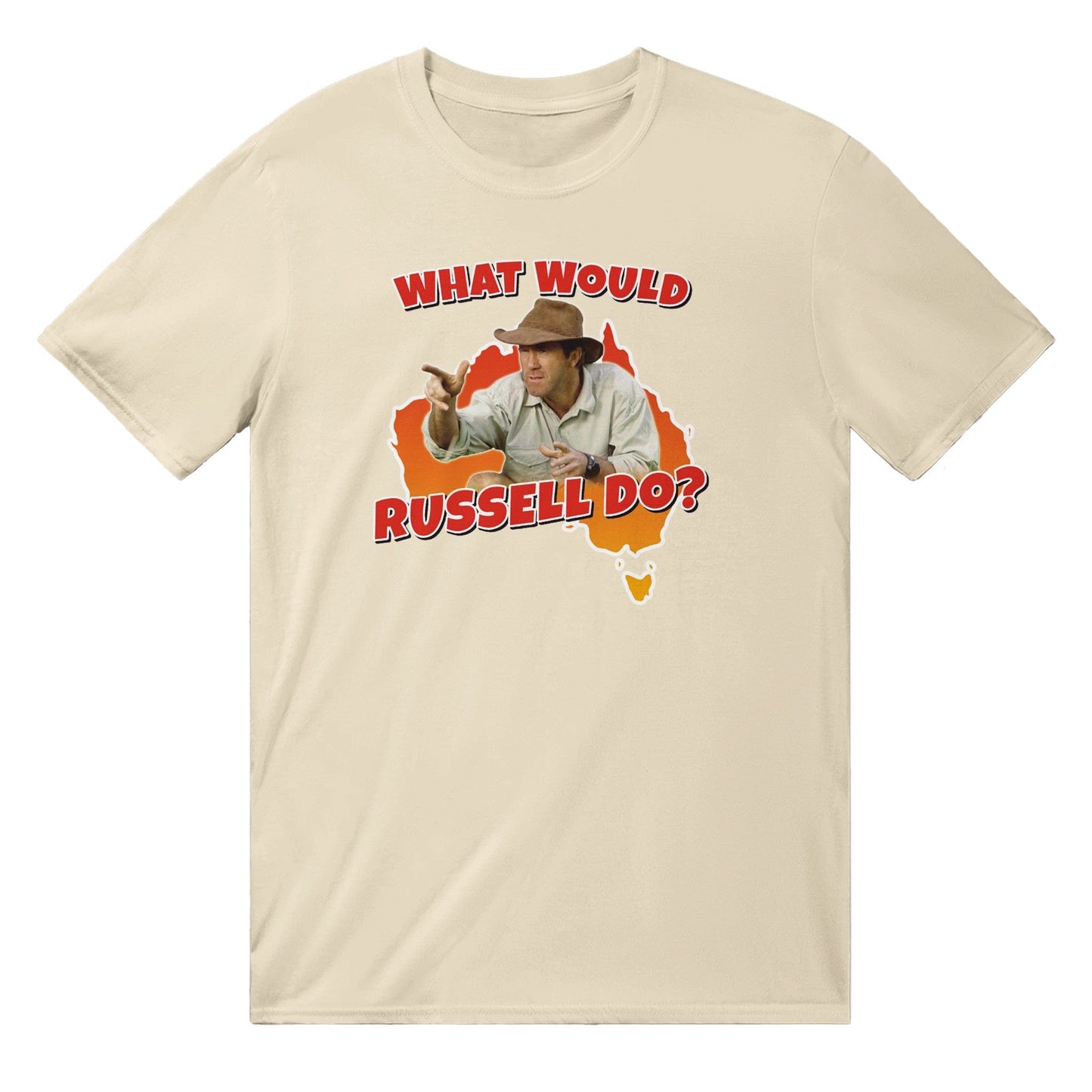 What Would Russell Coight Do? T-shirt Australia Online Color Natural / S