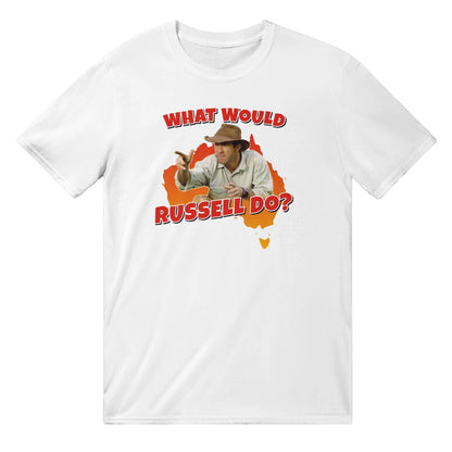What Would Russell Coight Do? T-shirt Australia Online Color White / S