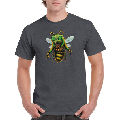 ZomBee - Heavyweight Unisex Crewneck T-shirt Australia Online Color